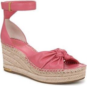 Franco Sarto Clementine Ankle Strap Platform Wedge Sandal in Pink at Nordstrom Rack, Size 8.5