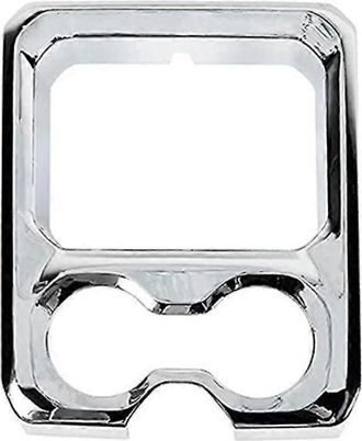 OEM Embellecedor Plateado En El Panel Del Portavasos Del Reposabrazos Delantero De La Consola Central