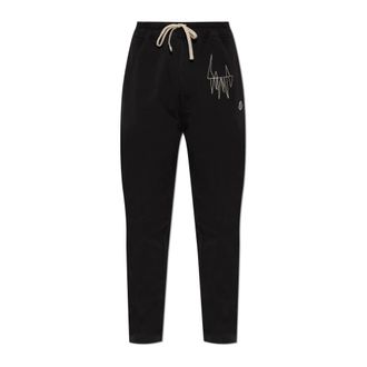 Rick Owens Sweatpants, unisex, Black, Size: S Cotton Track Pants