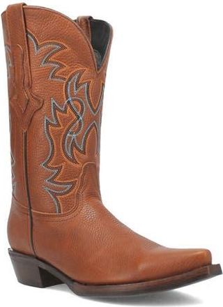 Dingo Gold Rush Pebbled Leather Cowboy Boot in Tan at Nordstrom Rack, Size 10.5