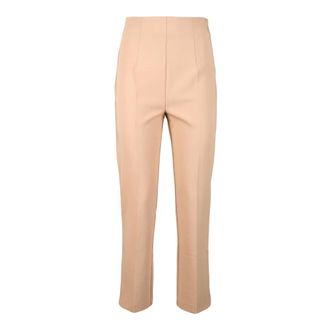 Twinset Broeken, Dames, Bruin, S, Polyester, Elastaan Polyester Broek