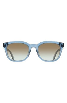 Ferragamo 54mm Rectangle Sunglasses in Transparent Avio at Nordstrom
