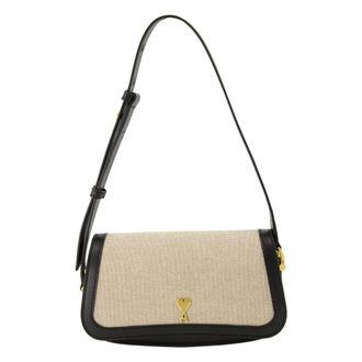 Ami Shoulder Bags, female, White, Size: ONE SIZE Paris Shoulder Bag