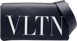 Valentino Pre-owned Crossbody Bag - Dames - Vintage Schoudertas - Zwart - ONE Size - Leer - Vintage