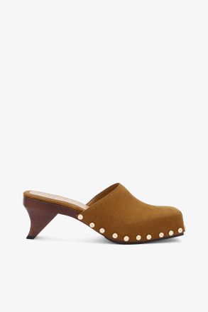 Ganni Brown June Sabot Mule in