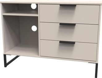 Welcome Furniture Havana Ready Assembled TV Unit with 3 Drawers - Kashmir Matt - Welcome Furniture | TJ Hughes