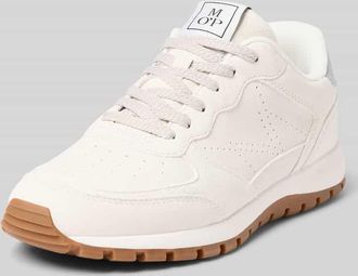 Marc O'Polo Low Top Sneaker aus echtem Leder in Weiss, Gr&ouml;&szlig;e 41