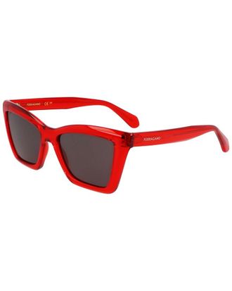 Ferragamo Womens Logo 53Mm Sunglasses