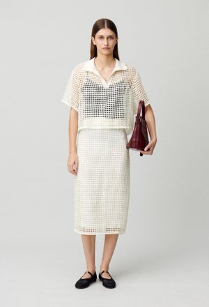 Claudie Pierlot Top manches courtes crochet