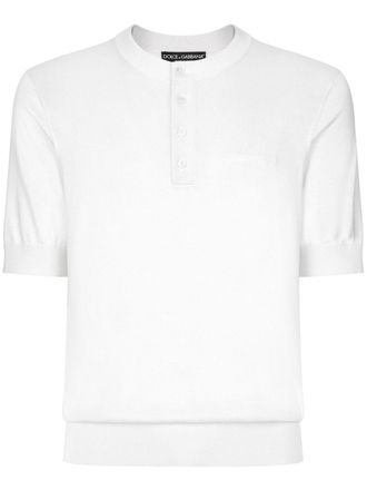 Dolce & Gabbana Top con ricamo - Bianco