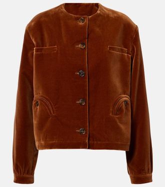 Blaz&eacute; Milano Blaz&eacute; Milano Gliss cotton velvet jacket