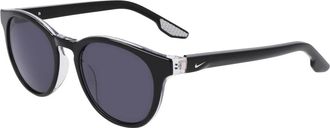 Nike Eclipse Dawn Zonnebril - Heren - Zonnebrillen - Zwart - 49 MM - Accessoires