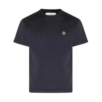 Stone Island Tops, Heren, Blauw, XL, T-Shirt