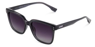 Sinner Dokos Polarized SISU-945-11-P10 Mens Sunglasses Black Size 54