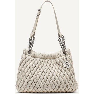 DKNY Raya Shoulder Bag in Light Taupe at Nordstrom