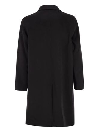Palt&ograve; single-breasted coat - Black