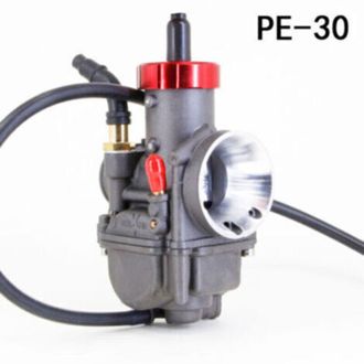 OEM Cable Amortiguador Del Carburador De La Moto De Playa Pe30 Nsr150 Rsz Atv, Cubierta Roja