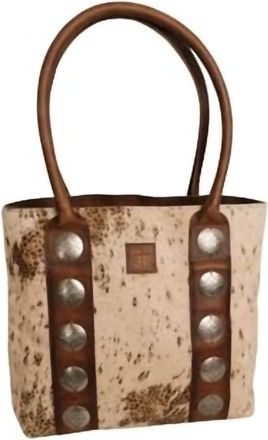 StS Ranchwear Womens Serengeti Tote Bag In White/brown