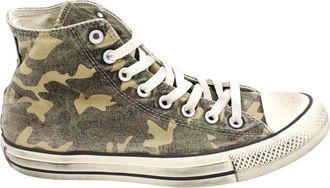 Converse Rook Hi Canvas Rubberen Zool Sneaker - Heren - Sneakers - Groen - 39 EU - Schoenen