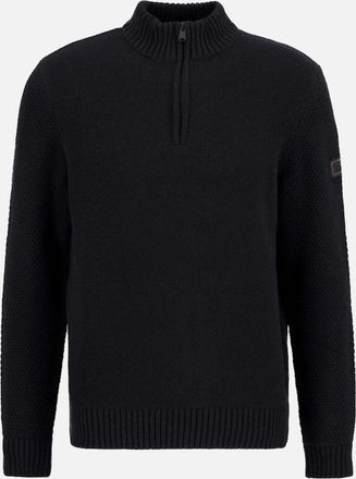 Barbour Mens Barbour International Enfield Funnel Neck Sweater BK11 Black - Size: 44