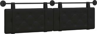 vidaXL Cabecero Colgante Negro Cuero Sint&eacute;tico Vidaxl