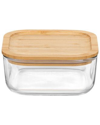 Bormioli Rocco Set Of 12 Frigoverre 11.75Oz Bamboo Food Storage Containers
