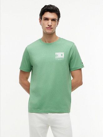 Tommy Hilfiger Logo Graphic Jersey Crew Neck T-Shirt