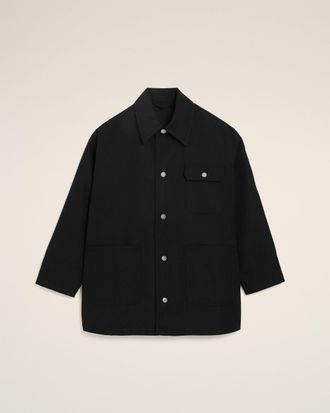 Ami Black New Wool Worker Jacket Black - XXS - Unisex