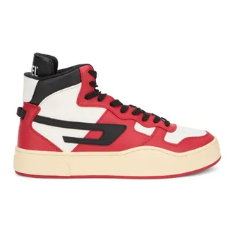 Diesel Sneakers, male, Red, Size: 11 US S-Ukiyo Mid