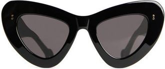 J.W.Anderson 49mm Butterfly Sunglasses in Black at Nordstrom