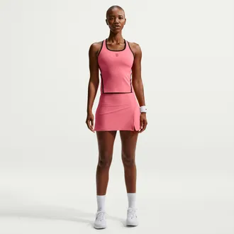Nike Womens Victory Dri-FIT Straight Tennis Skirt in Pink | FD5574-897