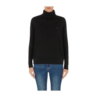 A|X Armani Exchange Zachte V-hals Trui - Dames - Coltruien - Zwart - S - Wol - Truien & Vesten