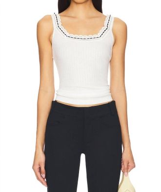 Free People Only You Tank Top In Ivory