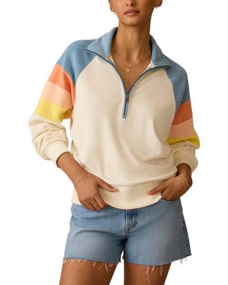 Faherty Cabana Towel Terry 1/4-Zip