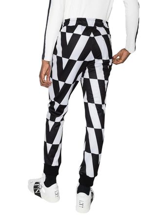 Valentino Optical Print Joggers - Black