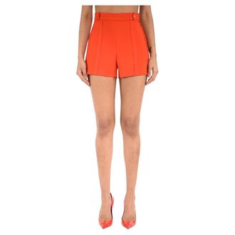Elisabetta Franchi Short Shorts, female, Orange, Size: 2XL Short Shorts
