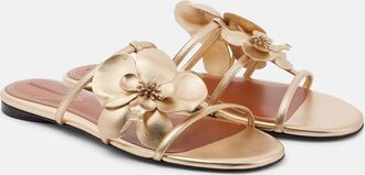 Zimmermann Sandali Orchid in pelle metallizzata