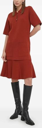 Tiger Of Sweden Polo Ariia con zip - Arancione