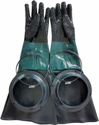 OEM Guantes O Anillos De Arenado De 60 Cm Para Cabina De Arenado H607