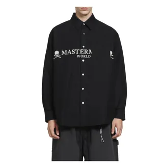 MASTERMIND WORLD Camisa Oxford - Shirts - Hombre - Negro - M