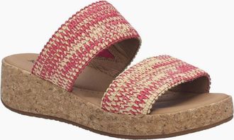 Josef Seibel Womens Evita 02 Womens Wedge Sandals - Brown - Size: 6.5