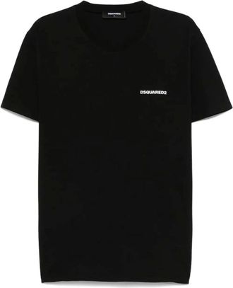 Dsquared2 Heren, Tops, Zwart, Maat: S
