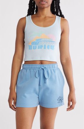 Hurley Palm Peaks Cotton Graphic Tank in Skyway at Nordstrom Rack, Size X-Small