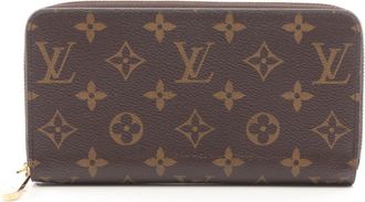 Louis Vuitton Brown Monogram Coated Canvas Long Wallet (Bi-Fold) (Pre-Owned)