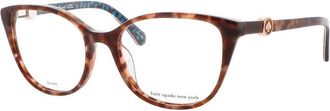 Kate Spade New York Ladies Brown Rectangular Eyeglass Frames KSTAYA008652