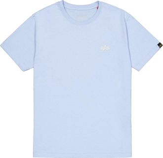 Alpha Industries T-Shirt ALPHA INDUSTRIES Basic T-Shirt SL, Herren, Gr. XXL, artic blau, Obermaterial: 100% Baumwolle, Shirts T-Shirt