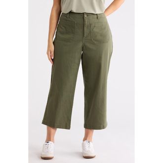 Sanctuary Supernova Crop Pants in Fatigue Green at Nordstrom Rack, Size 14W