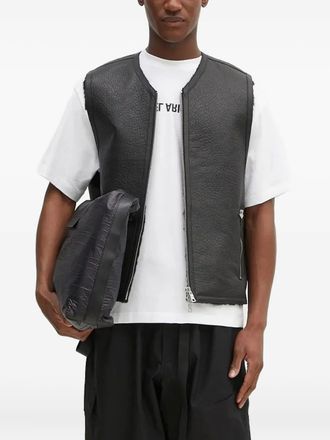 Mki Miyuki Zoku Gilet con zip - Nero