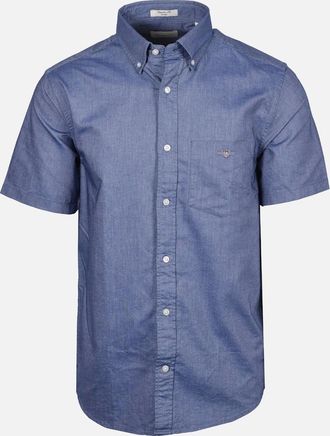 GANT Mens GANT CLASSIC OXFORD SHIRT PERSIAN BLUE - Size: 44