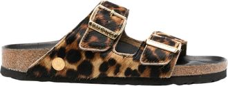 Birkenstock Leopard-Print Arizona Sandals